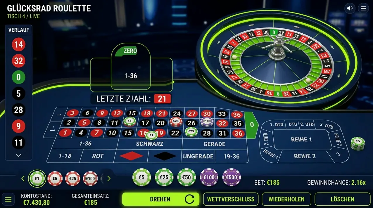 Tischspiele · Slotsgem