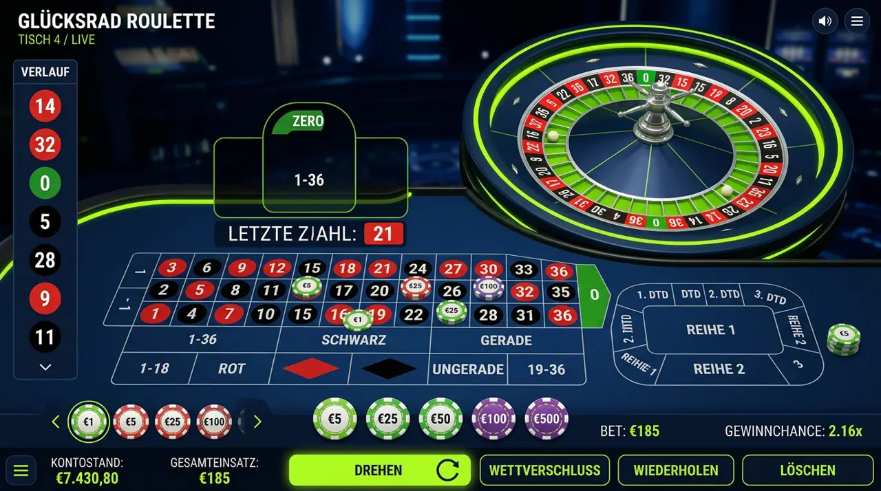 Tischspiele · Slotsgem